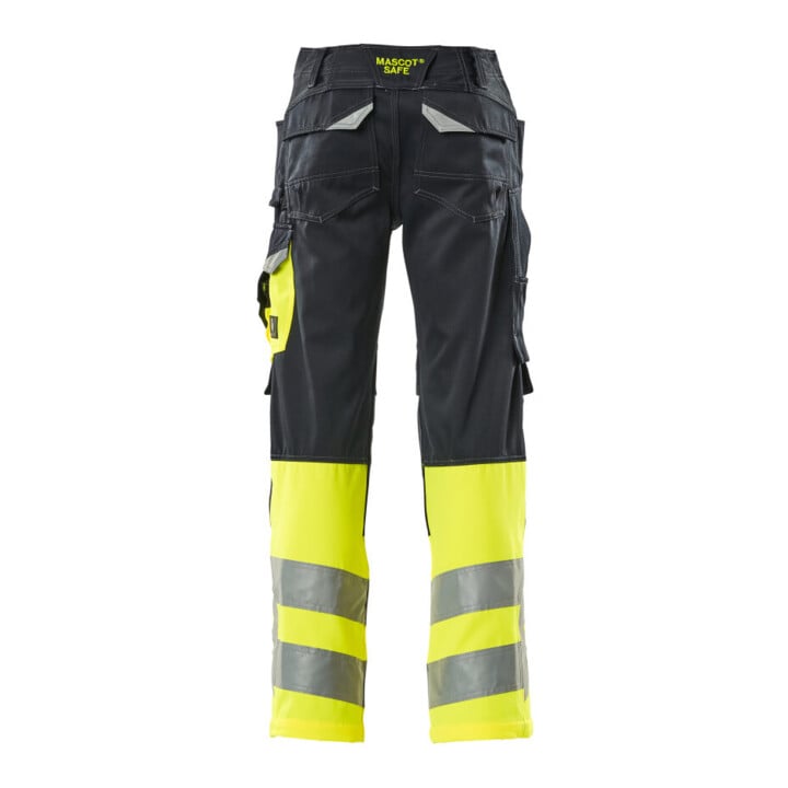 MASCOT® Hose Leeds 76C47 schwarzblau hi-vis gelb