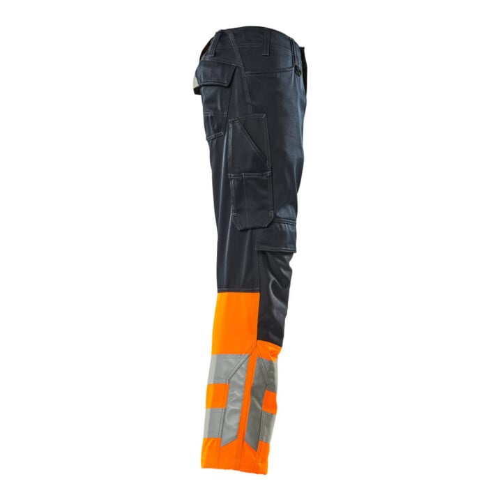 MASCOT® Hose Leeds 76C48 schwarzblau hi-vis orange