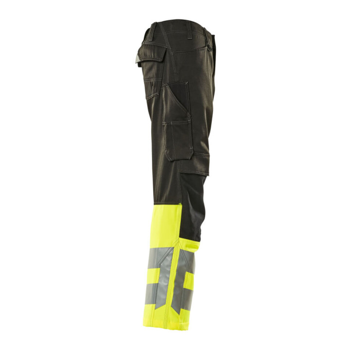 MASCOT® Hose Leeds 82C50 schwarz/hi-vis gelb