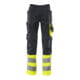MASCOT® Hose Leeds 82C68 schwarzblau/hi-vis gelb