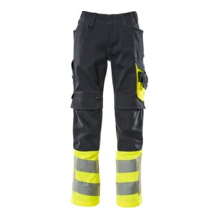 MASCOT® Hose Leeds Größe 82C52 schwarzblau hi-vis gelb