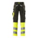 MASCOT® Hose Leeds Größe 82C68 schwarz/hi-vis gelb