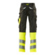 MASCOT® Hose Leeds Größe 90C51 schwarz/hi-vis gelb