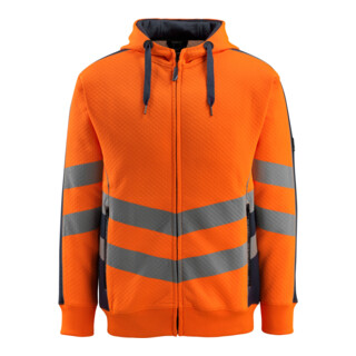 MASCOT® Kapuzensweatshirt Corby 2XL hi-vis orange/schwarzblau