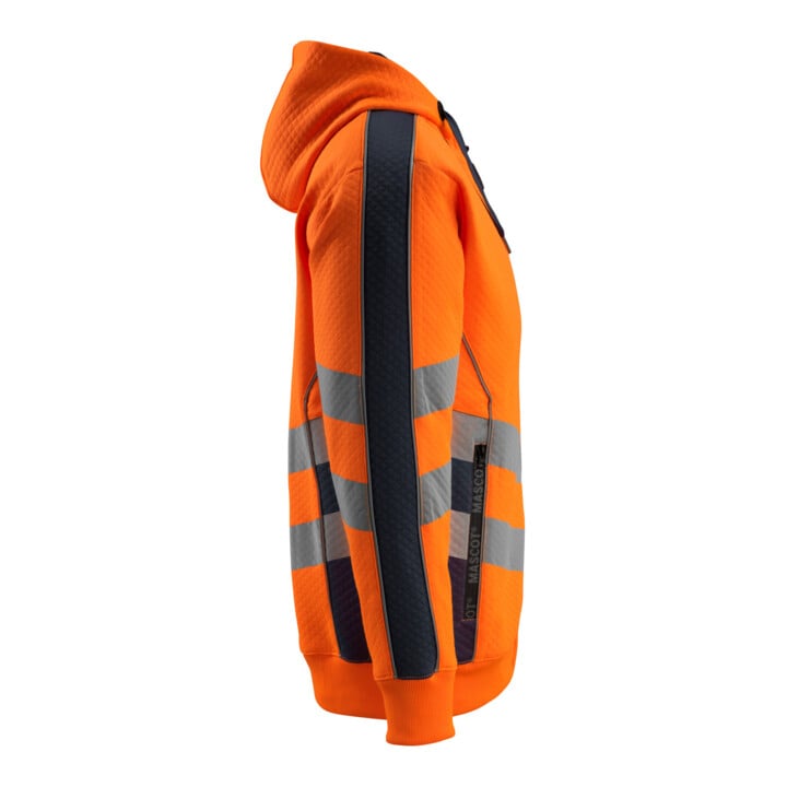 MASCOT® Kapuzensweatshirt Corby 2XL hi-vis orange/schwarzblau