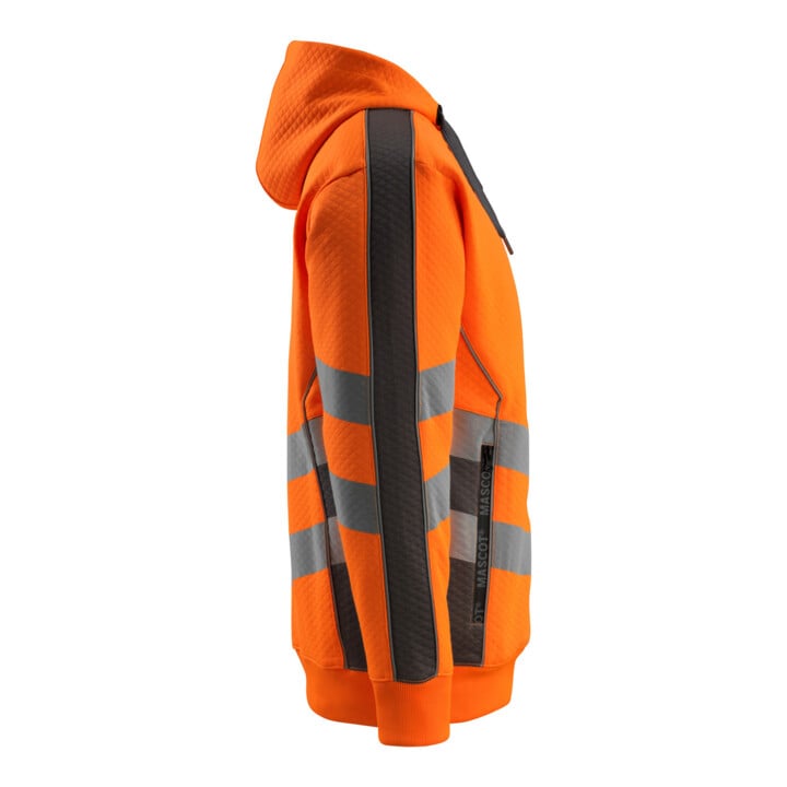 MASCOT® Kapuzensweatshirt Corby Größe 4XL hi-vis orange/dunkelanthrazit