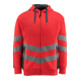 MASCOT® Kapuzensweatshirt Corby Größe S hi-vis rot/dunkelanthrazit