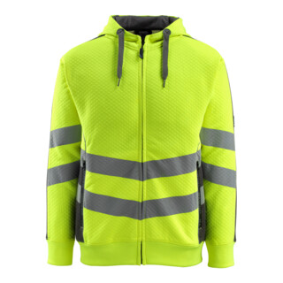 MASCOT® Kapuzensweatshirt Corby hi-vis gelb/dunkelanthrazit Größe M