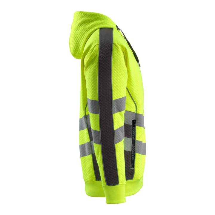 MASCOT® Kapuzensweatshirt Corby hi-vis gelb/dunkelanthrazit Größe M