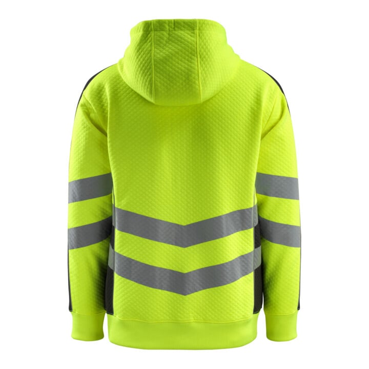 MASCOT® Kapuzensweatshirt Corby hi-vis gelb/schwarz Gr. S