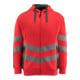MASCOT® Kapuzensweatshirt Corby hi-vis rot/dunkelanthrazit Größe XL