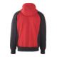 MASCOT® Kapuzensweatshirt Wiesbaden Größe M rot/schwarz