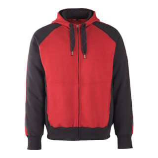 MASCOT® Kapuzensweatshirt Wiesbaden Größe XL rot/schwarz
