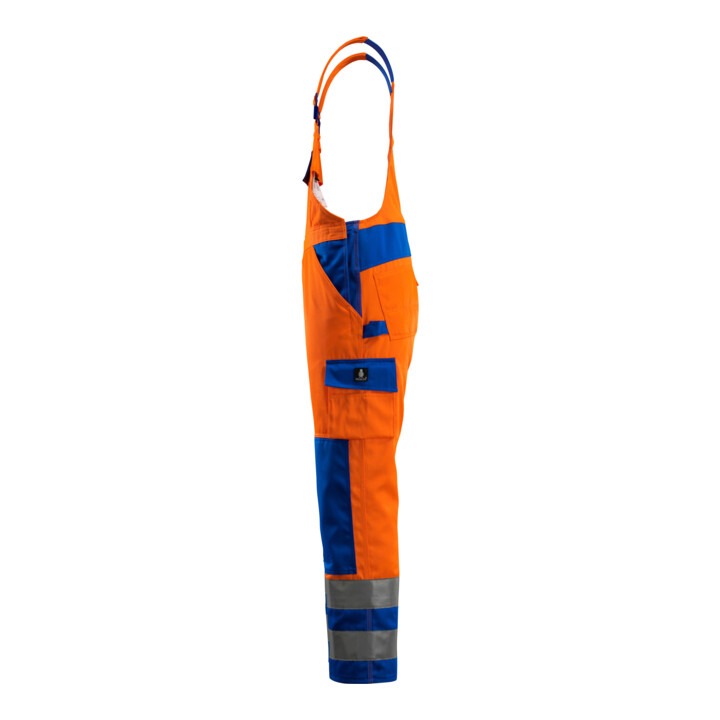 MASCOT® Latzhose Barras 82C44 hi-vis orange/kornblau