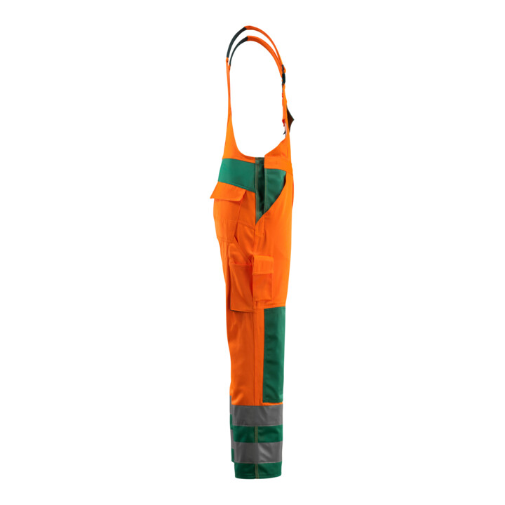 MASCOT® Latzhose Barras 82C54 hi-vis orange/grün