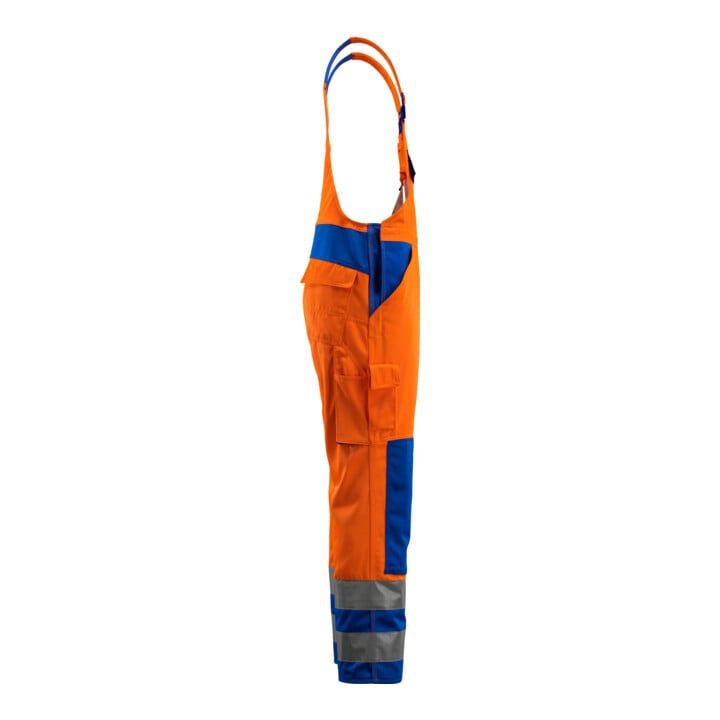 MASCOT® Latzhose Barras 82C54 hi-vis orange/kornblau