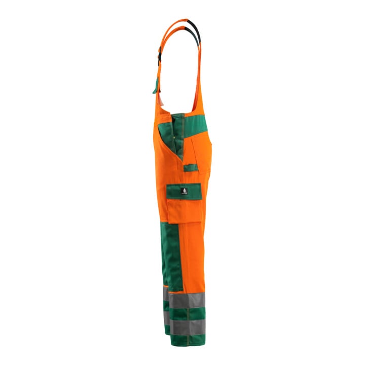 MASCOT® Latzhose Barras 82C56 hi-vis orange/grün