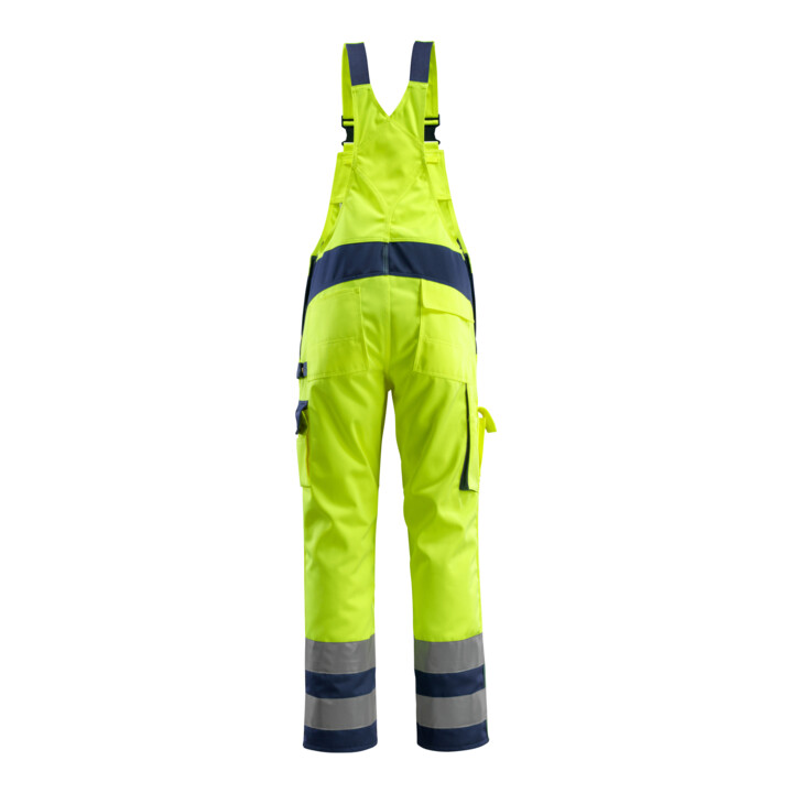 MASCOT® Latzhose Barras 90C48 hi-vis gelb/marine