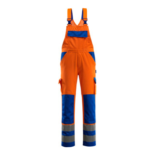 MASCOT® Latzhose Barras 90C54 hi-vis orange/kornblau