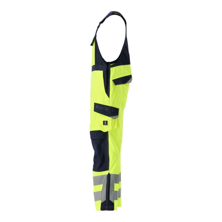 MASCOT® Latzhose Davos Multisafe Größe 82C64 hi-vis gelb/schwarzblau