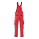 MASCOT® Latzhose Leipzig 82C68 rot/schwarz