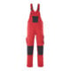 MASCOT® Latzhose Leipzig 90C54 rot/schwarz
