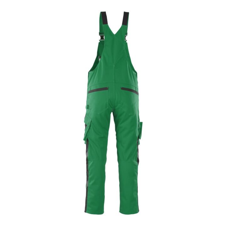 MASCOT® Latzhose Leipzig Größe 76C46 grün/schwarz