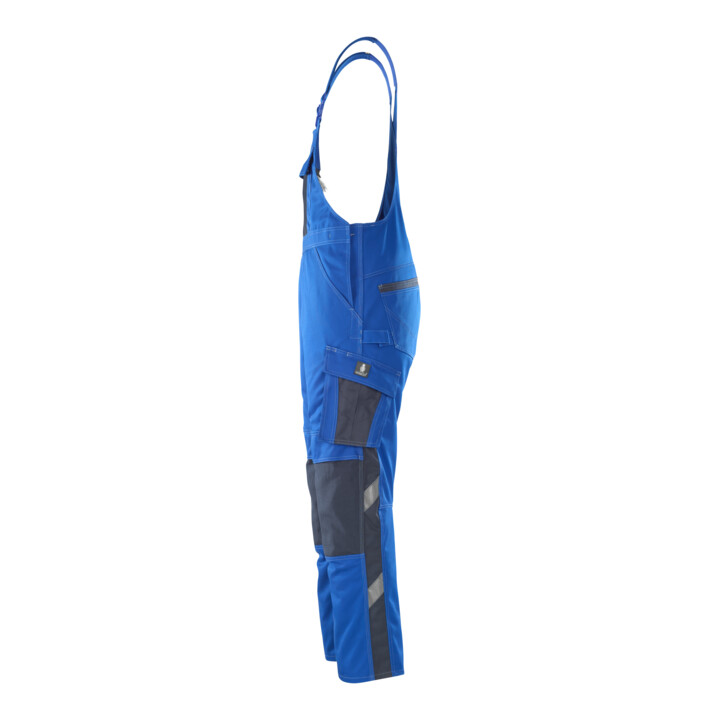 MASCOT® Latzhose Leipzig Größe 76C50 kornblau/schwarzblau