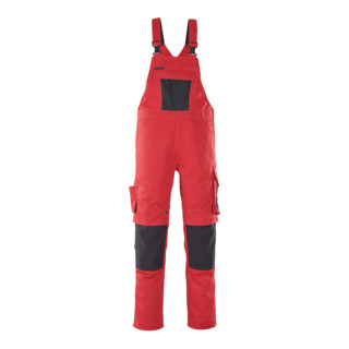 MASCOT® Latzhose Leipzig Größe 82C62 rot/schwarz