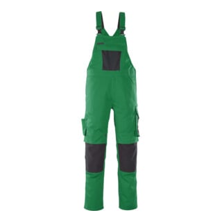 MASCOT® Latzhose Leipzig Größe 82C64 grün/schwarz