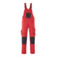 MASCOT® Latzhose Leipzig Größe 90C50 rot/schwarz