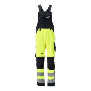 MASCOT® Latzhose Newcastle 76C54 hi-vis gelb/schwarzblau