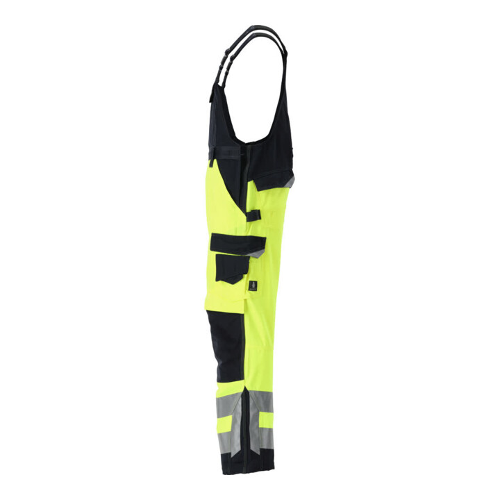 MASCOT® Latzhose Newcastle Größe 76C46 hi-vis gelb/schwarzblau