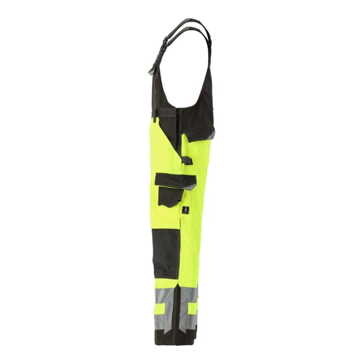 MASCOT® Latzhose Newcastle hi-vis gelb/dunkelanthrazit Größe 82C68