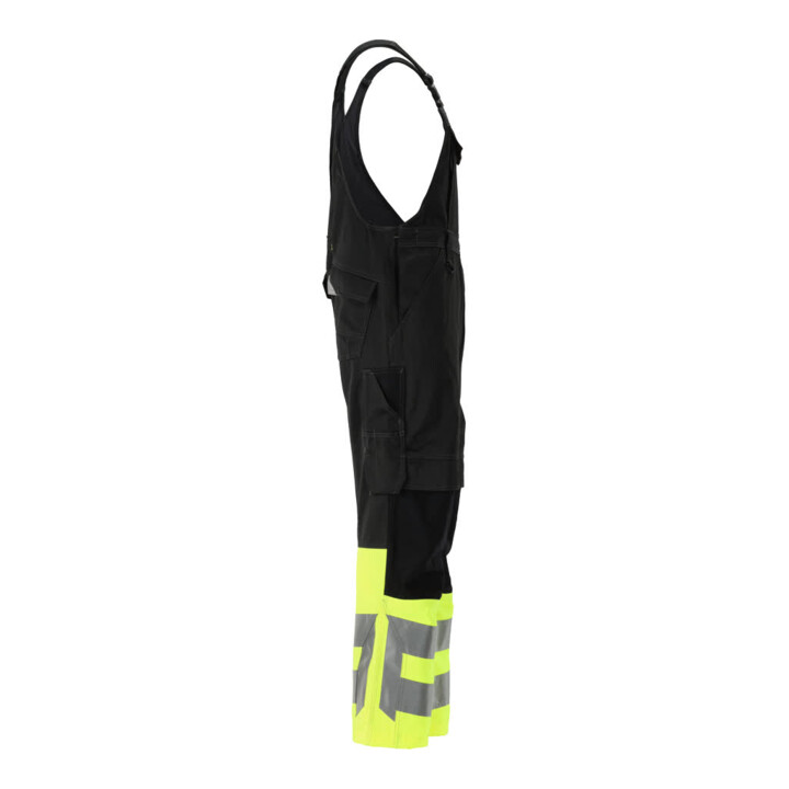 MASCOT® Latzhose Sunderland 76C48 schwarz/hi-vis gelb