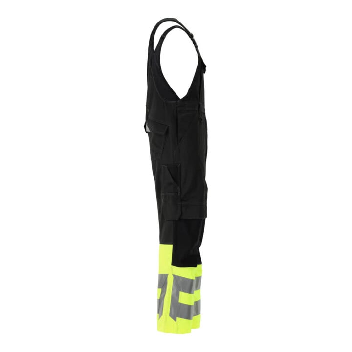 MASCOT® Latzhose Sunderland 76C50 schwarz/hi-vis gelb