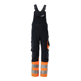 MASCOT® Latzhose Sunderland 76C50 schwarzblau hi-vis orange