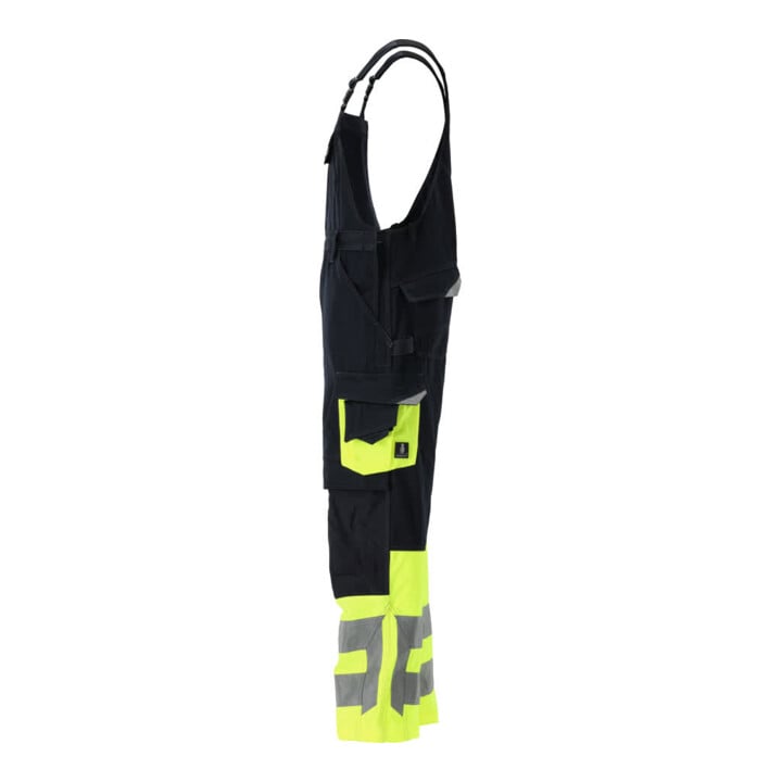 MASCOT® Latzhose Sunderland 82C46 schwarzblau/hi-vis gelb