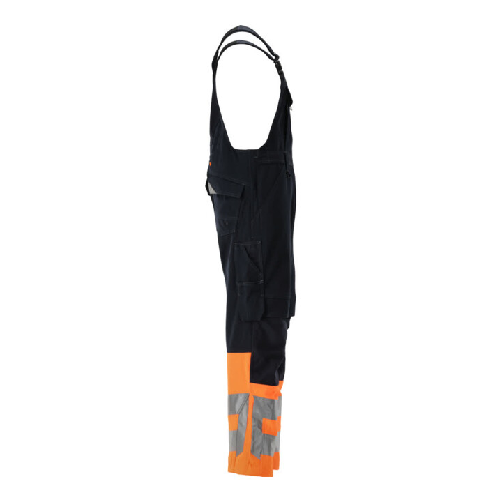 MASCOT® Latzhose Sunderland 82C62 schwarzblau hi-vis orange
