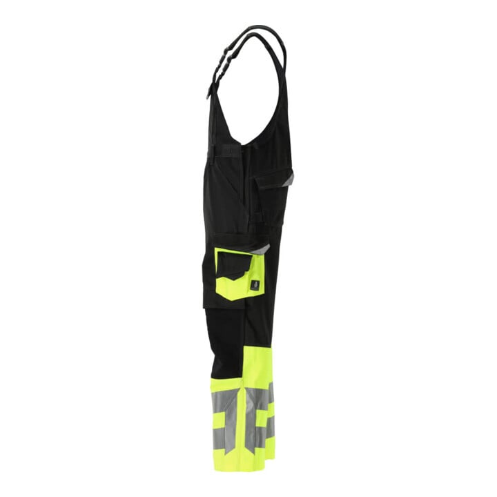 MASCOT® Latzhose Sunderland 82C68 schwarz/hi-vis gelb
