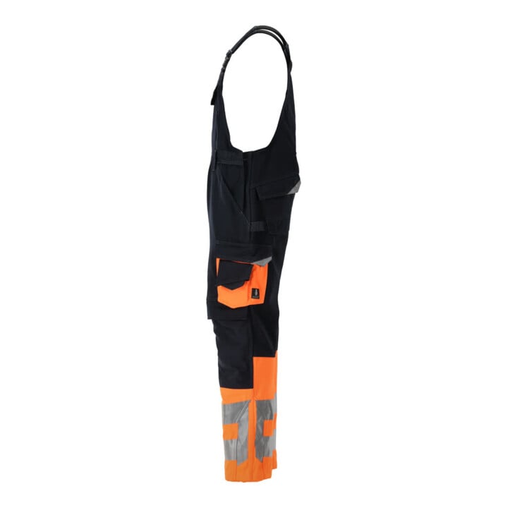 MASCOT® Latzhose Sunderland 90C54 schwarzblau hi-vis orange