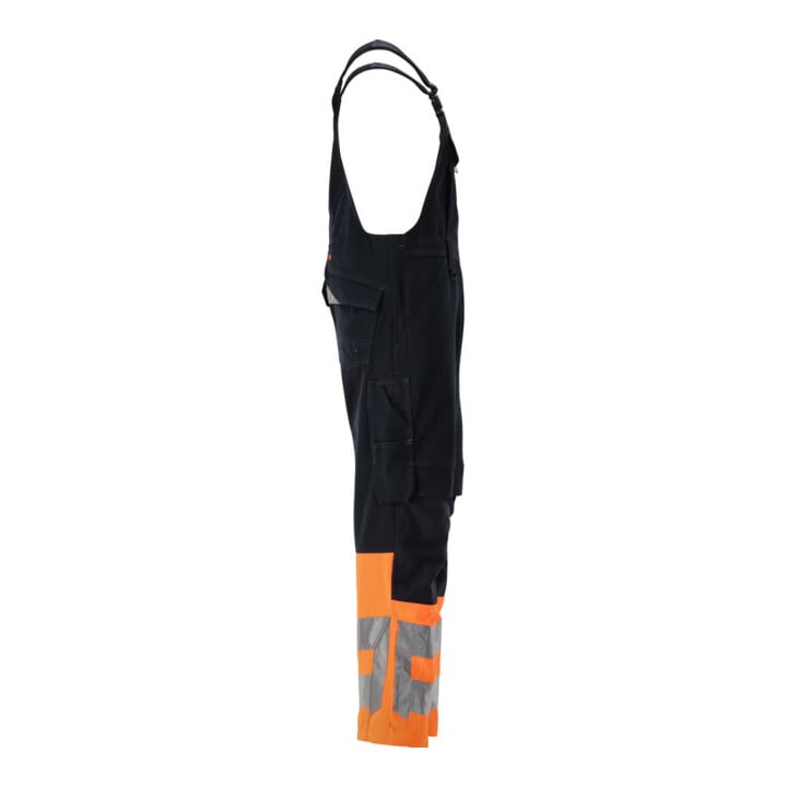 MASCOT® Latzhose Sunderland 90C54 schwarzblau hi-vis orange