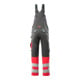 MASCOT® Latzhose Sunderland 90C56 dunkelanthrazit hi-vis rot