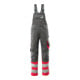 MASCOT® Latzhose Sunderland 90C58 dunkelanthrazit hi-vis rot