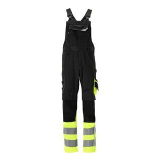 MASCOT® Latzhose Sunderland 90C58 schwarz/hi-vis gelb