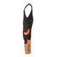MASCOT® Latzhose Sunderland dunkelanthrazit hi-vis orange Größe 76C50