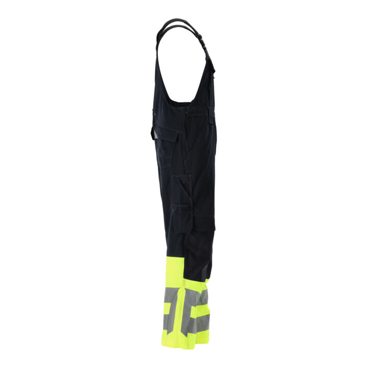 MASCOT® Latzhose Sunderland Größe 82C48 schwarzblau hi-vis gelb