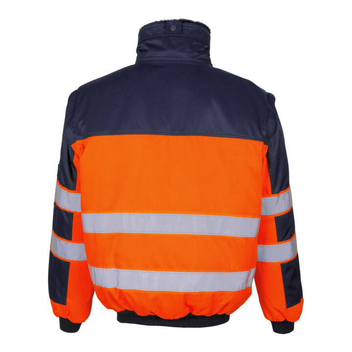 MASCOT® Pilotjacke Livigno 4XL hi-vis orange/marine