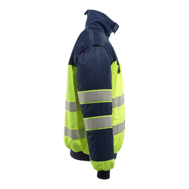 MASCOT® Pilotjacke Livigno XS hi-vis gelb/marine