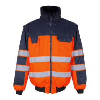 MASCOT® Pilotjacke Livigno XS hi-vis orange/marine
